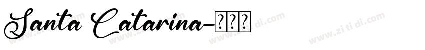 Santa Catarina字体转换